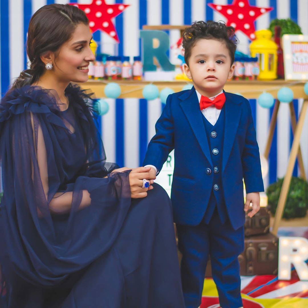 Ayeza Khan Celebrates 3rd Birthday of His Son - Unseen Pictures Inside!