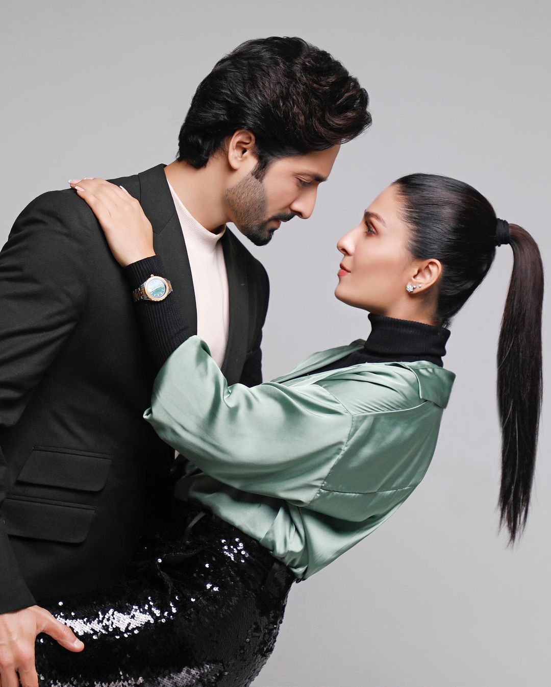 Ayeza and Danish Latest Photoshoot From 'Time Out With Ahsan Khan'