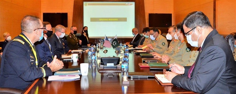 Pakistan-US Strategic Level Defence Dialogue - A US delegation led by the Assistant Secretary of Defence for Indo-Pacific Security Affairs David Helvey visited Pakistan army’s general headquarters (GHQ) in Rawalpindi on January 7, 2021 to hold formal consultations on Pakistan-US Strategic Level Defence Dialogue. The Pakistani delegation was led by the Chief of General Staff of Pakistan Army Lieutenant General Sahir Shamshad Mirza. In a daylong session, issues ranging from regional security to deepening of Pakistan-US bilateral defence and security/military to military cooperation were discussed. The discussions were held in a very cordial and constructive manner with the exchange of views and ideas from both sides.