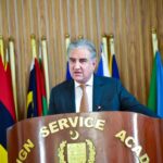 Foreign Minister Shah Mahmood Qureshi at Foreign Service Academy