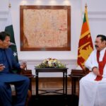 Prime Minister Imran Khan and Sri Lankan Prime Minister Mahinda Rajapaksa