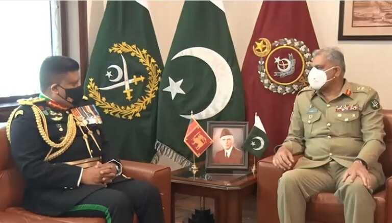 Pakistan and Sri Lankan Army Chiefs discuss security issues