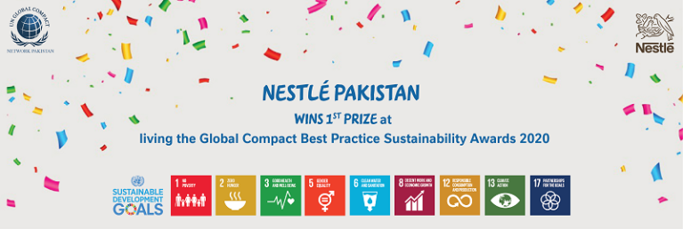 Nestlé Pakistan awarded 1st Prize at Living the Global Compact Best Practice Sustainability Awards