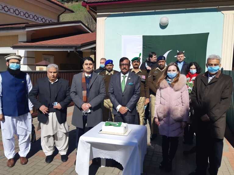 Pakistan Day Flag Hoisting Ceremony Organized in Kyiv