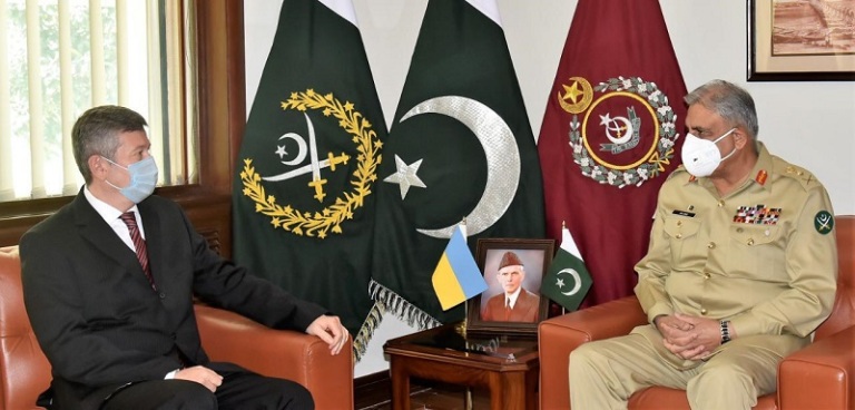 Pakistan attaches great importance to furthering bilateral ties with Ukraine: Army Chief