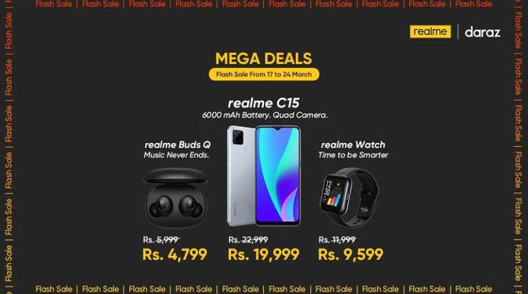 realme offering exclusive discounts on smartphones & AIoT for Daraz Pakistan Day Sale Live now