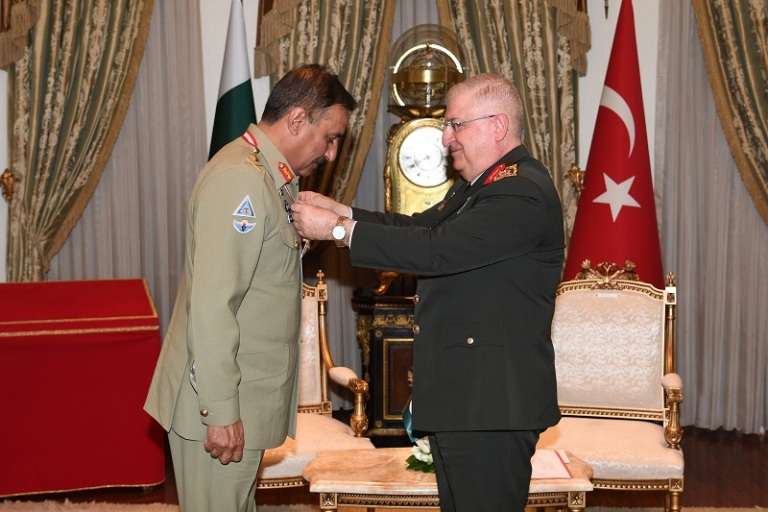 CJCSC General Nadeem Raza awarded Turkey’s highest military award “Legion of Merit”