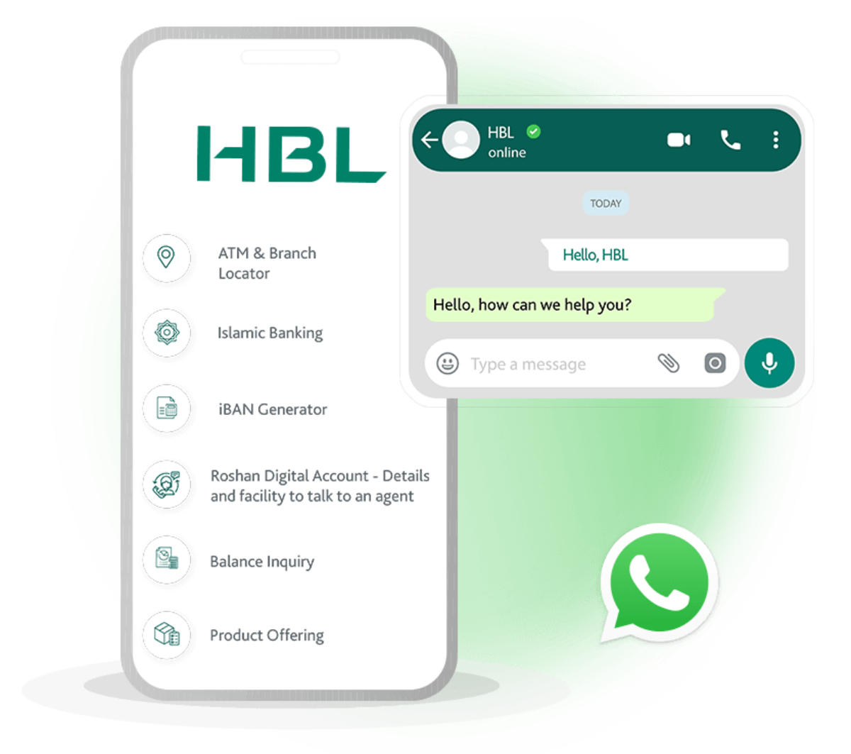 hbl whatsapp customer service