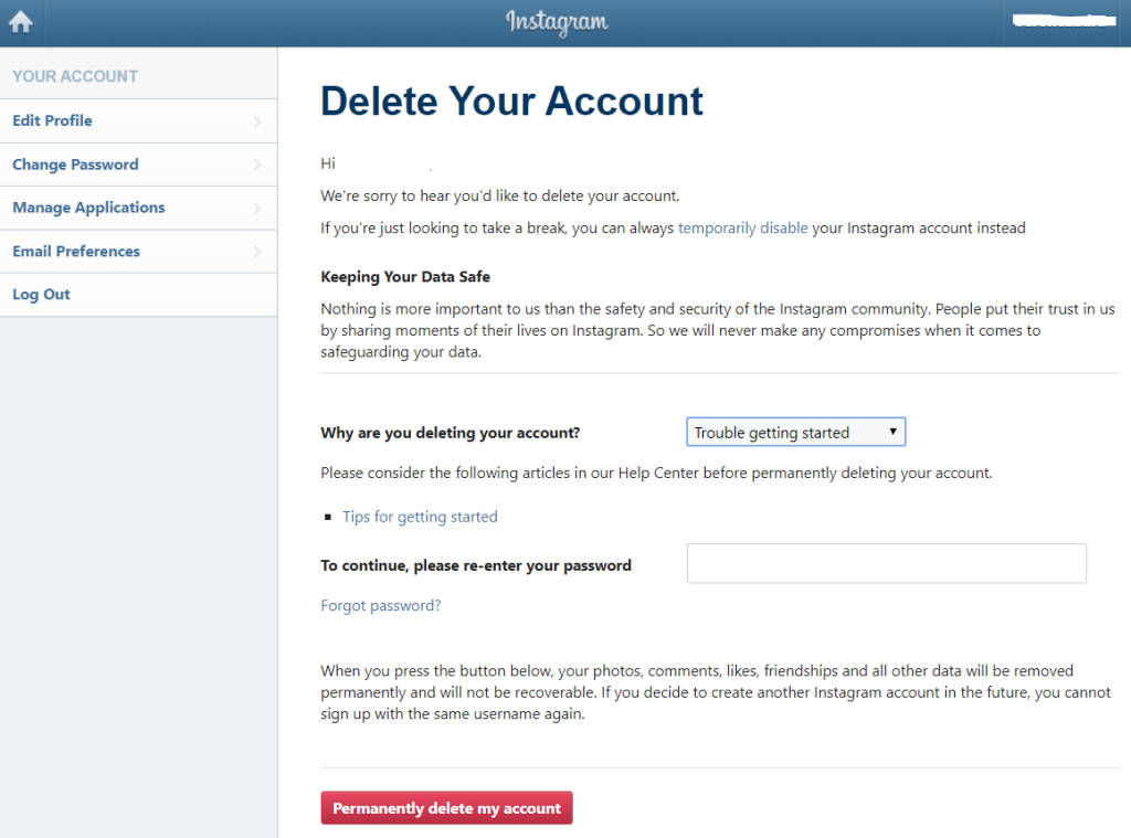 How To Delete Instagram Account Without Losing Your Data