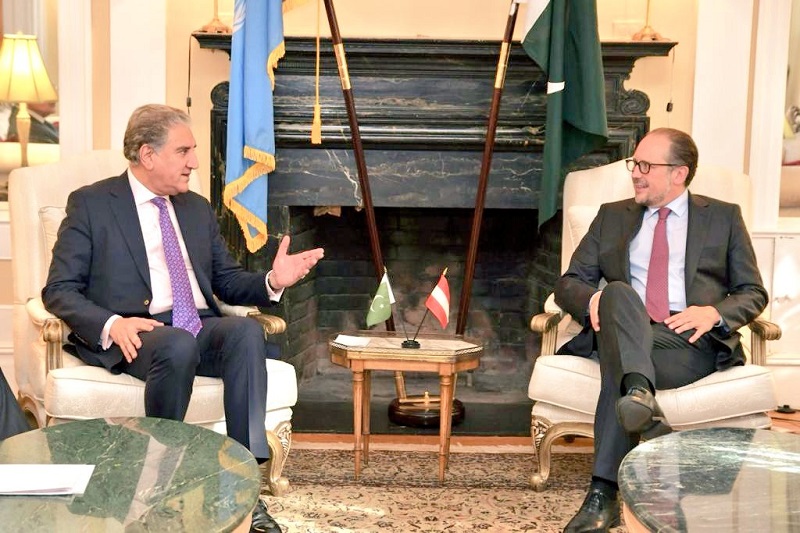 Pakistan, Austrian FMs discuss bilateral relations & Afghanistan situation
