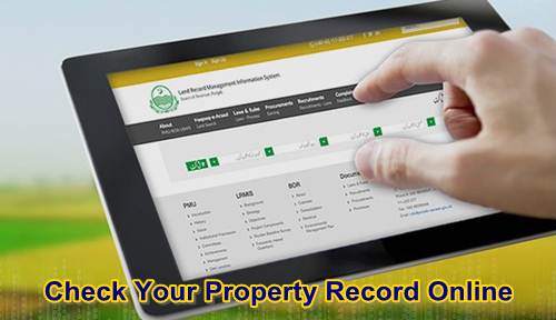 How To Check Property Ownership In Pakistan Online