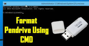How to format USB in CMD