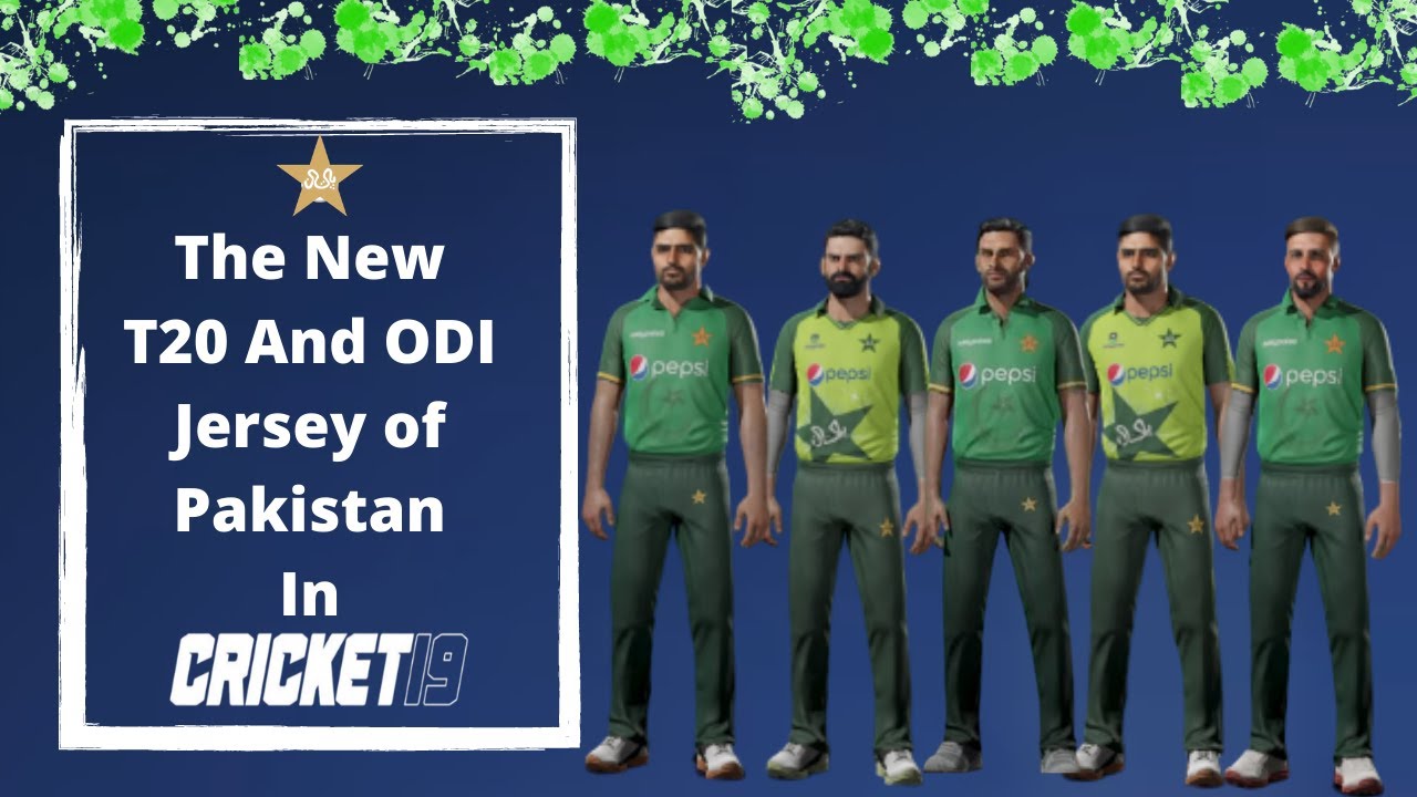 New ODI Kit of Pakistan 2021