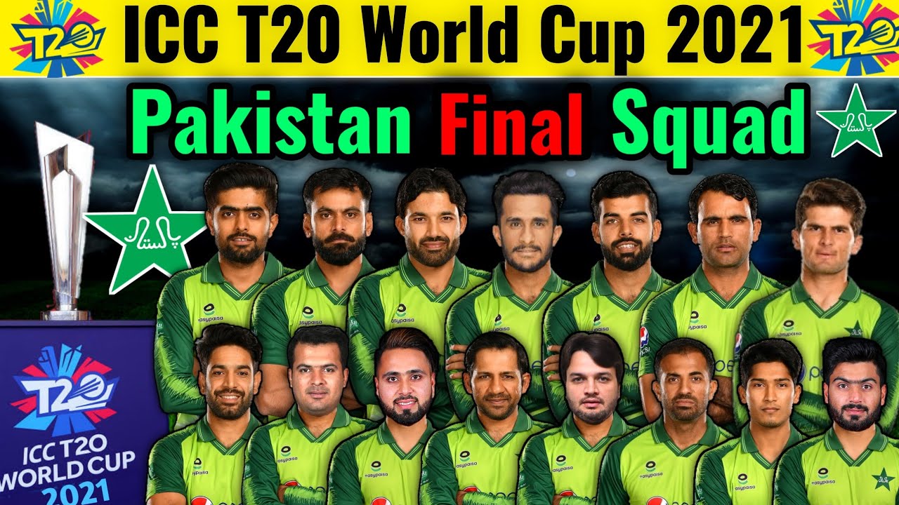 Pakistan t20 world cup squad 2021