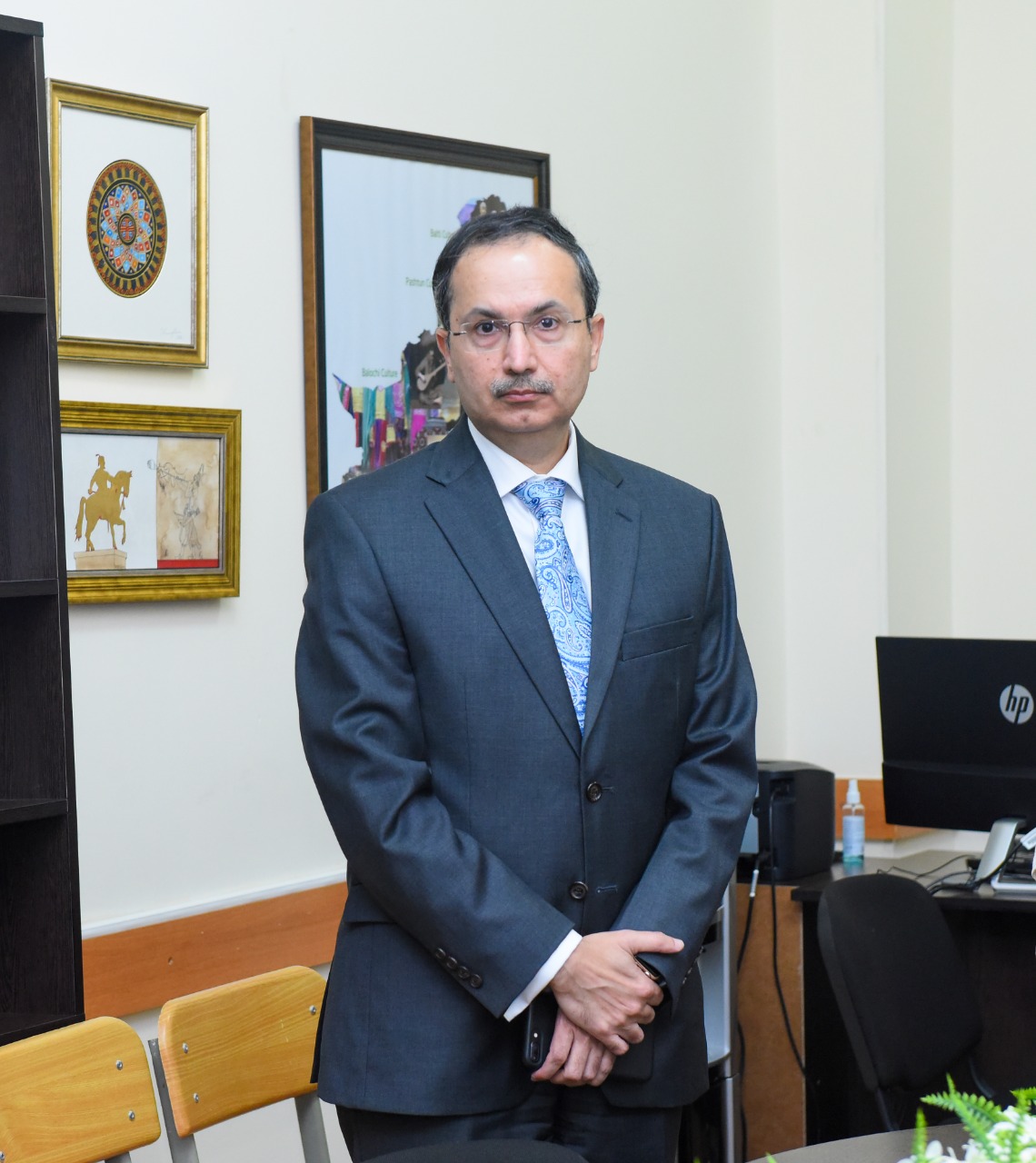 The idea of the Pakistan Cultural Centre was conceived by Ambassador Bilal Hayee after his meeting with the Rector of ADU. Later it was implemented with the help of the Azerbaijan University of Languages.