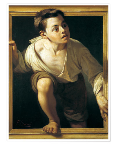 “Escaping Criticism”, produced in 1874 by Pere Borrell del Caso, are a classical example of Optic manipulation
