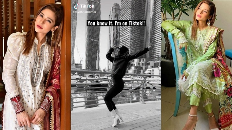 Actor Ayesha Omar Joins TikTok in Style