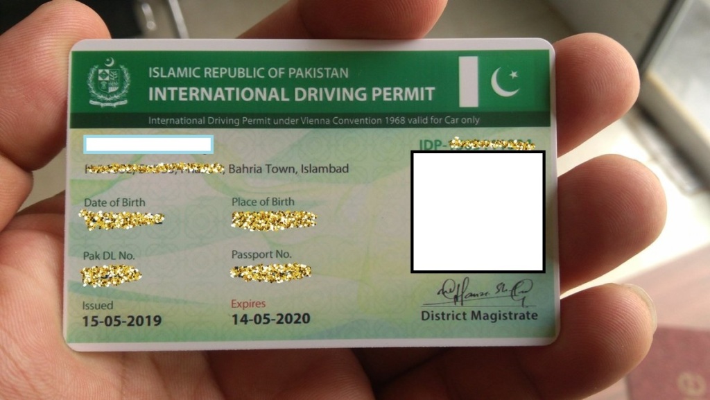 International driving license in Pakistan