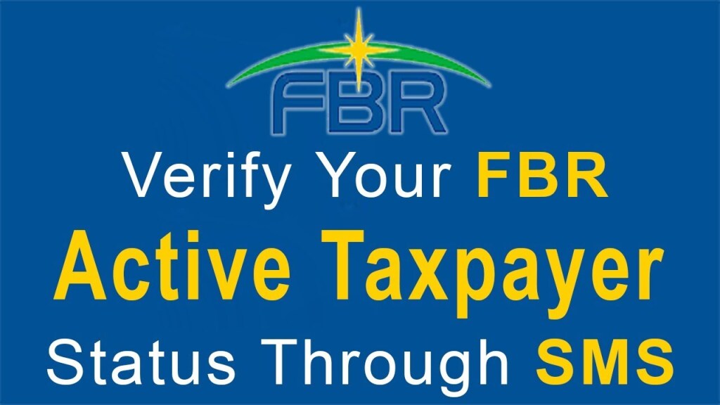 FBR Active Taxpayer Status