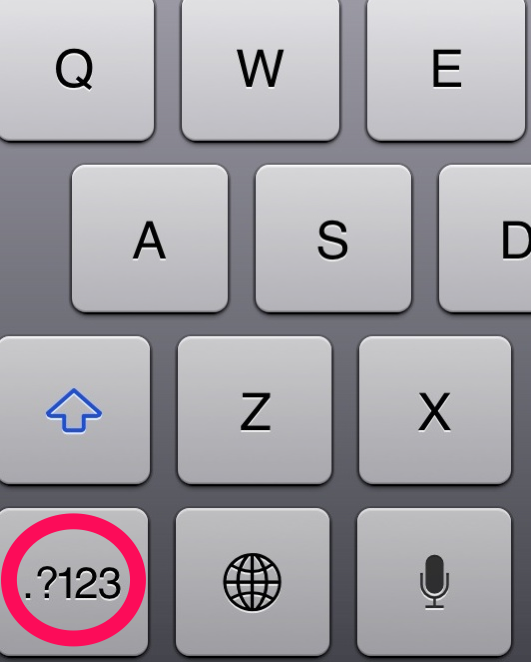 iPhone Keyboard Shortcuts