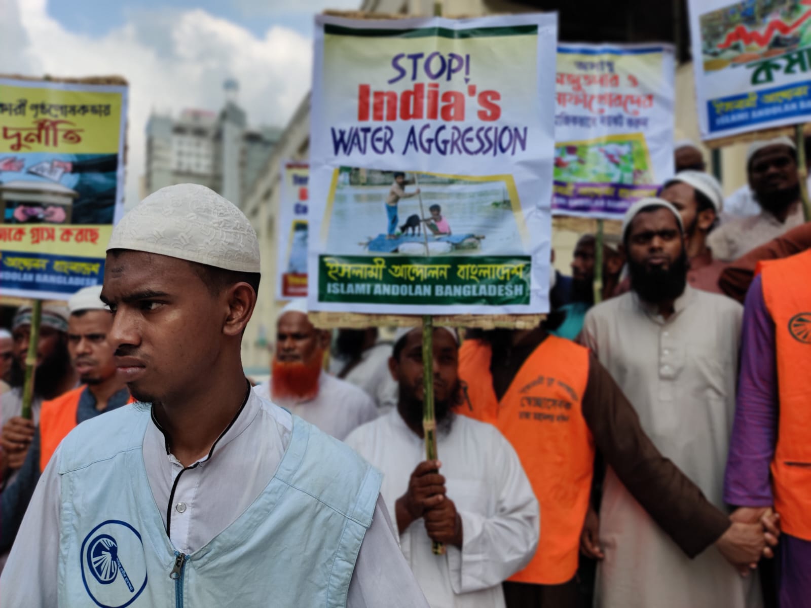 Thousands in Bangladesh held grand rally, procession protesting water aggression by India