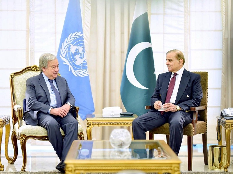 PM Shahbaz Sharif hails UN secretary general’s strong support for Pakistan