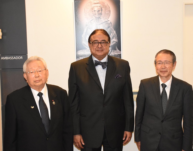 President Japan-Pakistan Association meets ambassador-designate Raza Bashir Tarar