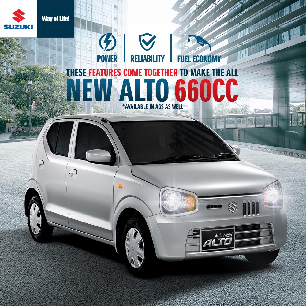 Revised price of Suzuki Alto 660cc