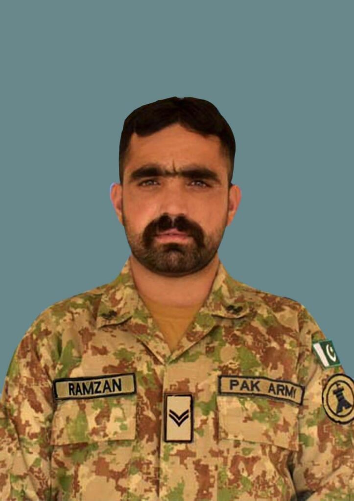 Three Pakistan Army soldiers in Kurram District embraced Shahadat