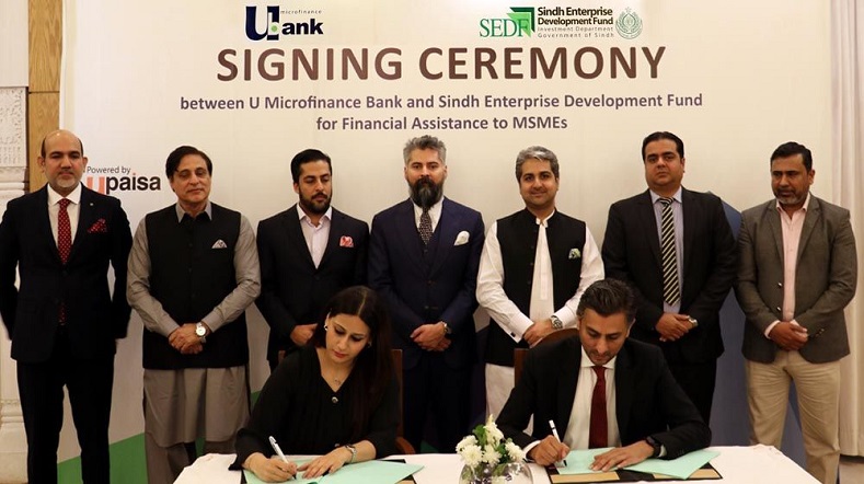 SEDF & U Bank enter into Institutional Collaboration for Provision of Subsidized Credit to MSMEs in Sindh