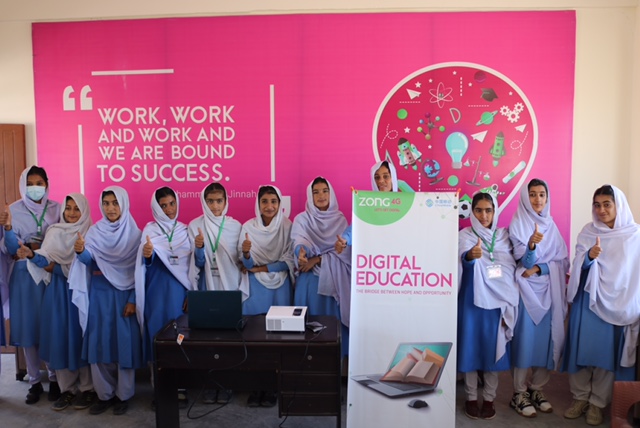 Zong 4G Sets Up Digital Lab at Pak-China Friendship School Gwadar to Empower Female Students 
