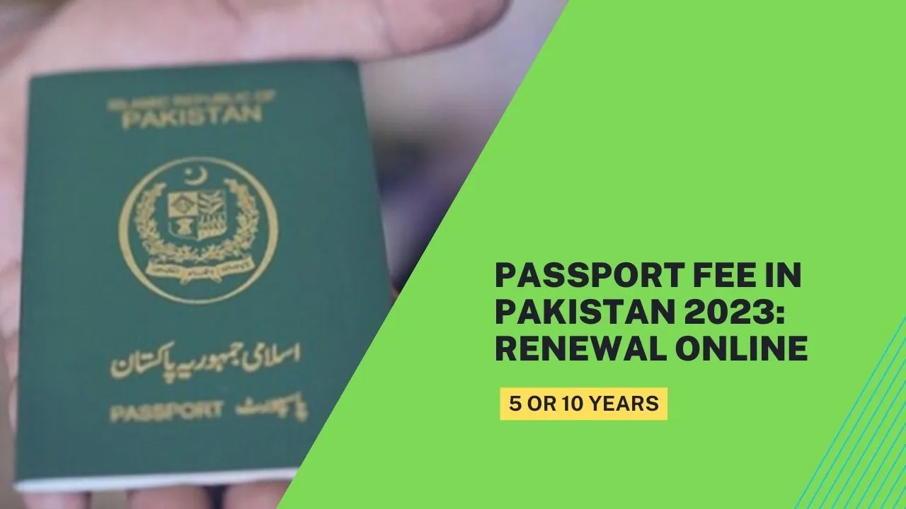 Passport renewal fee