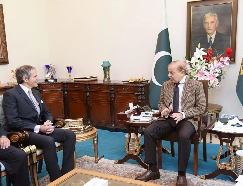IAEA Director General meets PM Shahbaz Sharif
