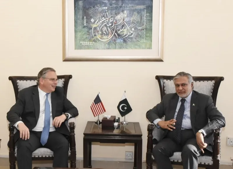 Ishaq Dar, Ambassador Donald Blome discuss mutual priorities of Pakistan & US