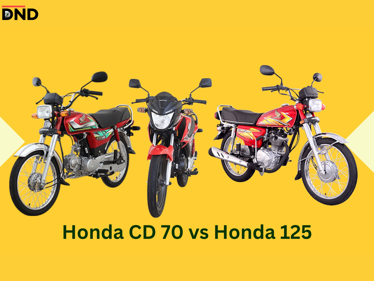 Honda CD 70 vs Honda 125 Fuel Average 