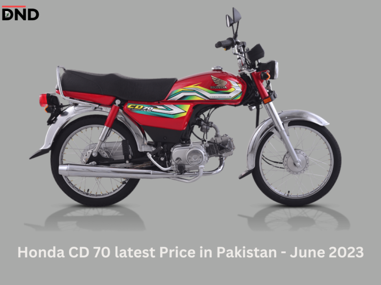 Honda CD 70 latest Price in Pakistan - June 2023