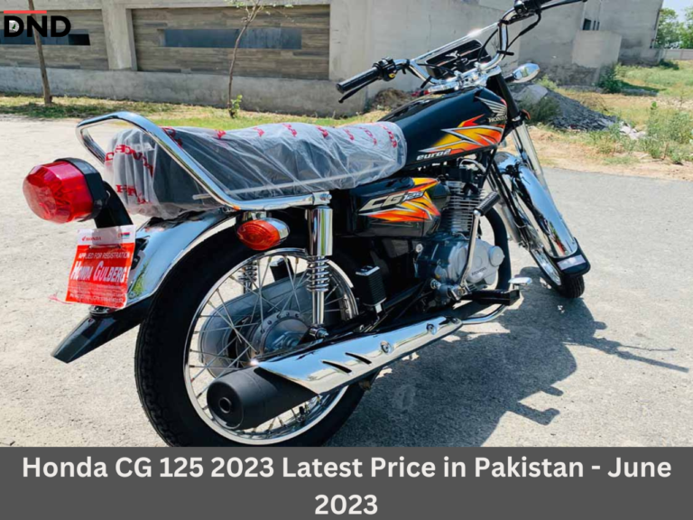 Honda CG 125 2023 Latest Price in Pakistan - June 2023