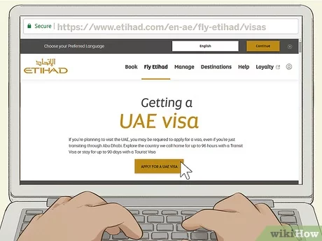 how to get UAE visa online.