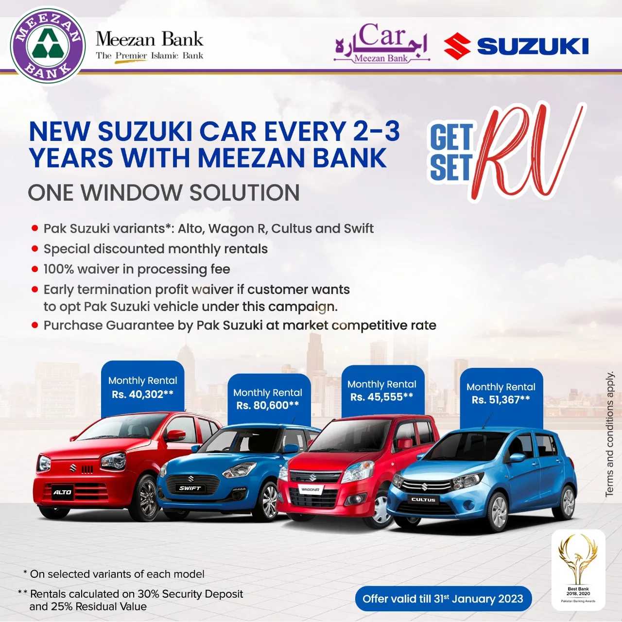 Suzuki cultus instalment plan