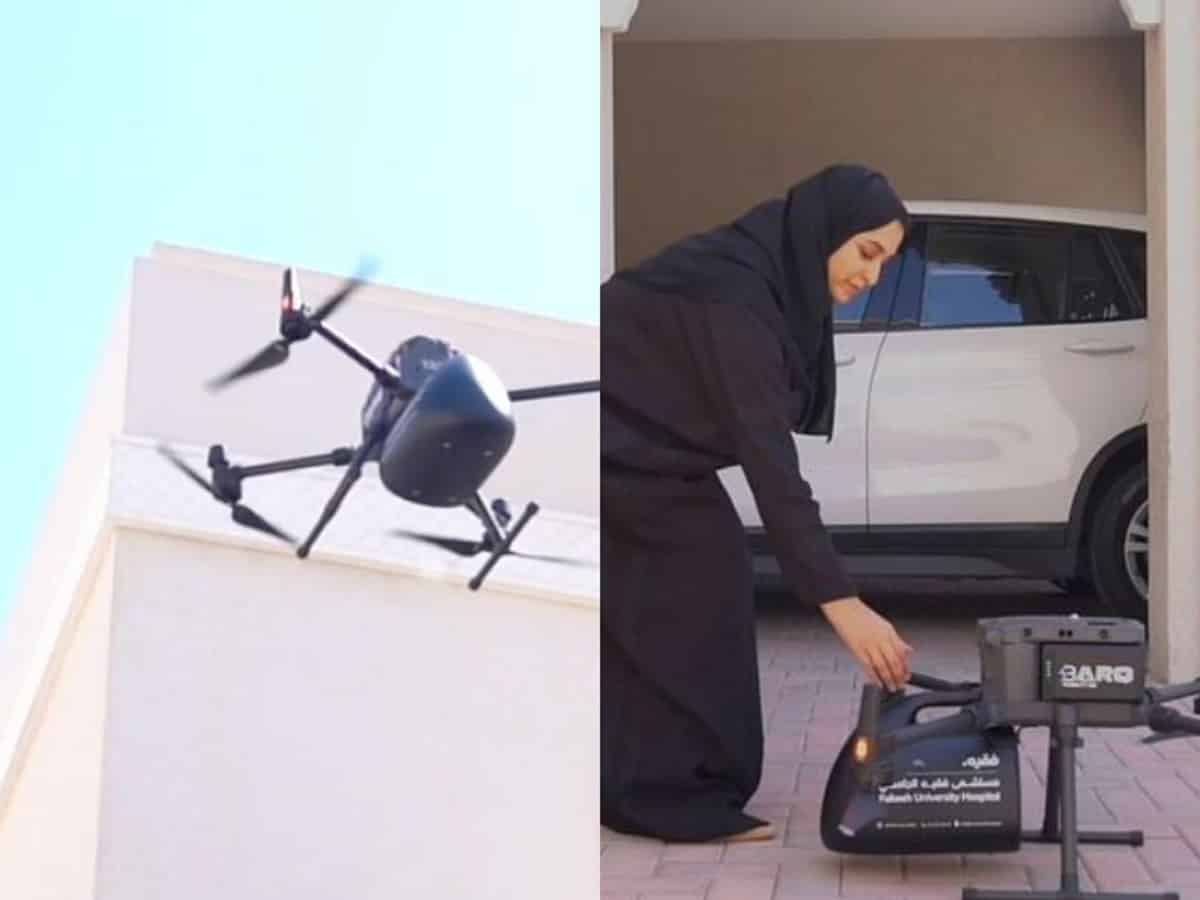Dubai Drone medicine delivery