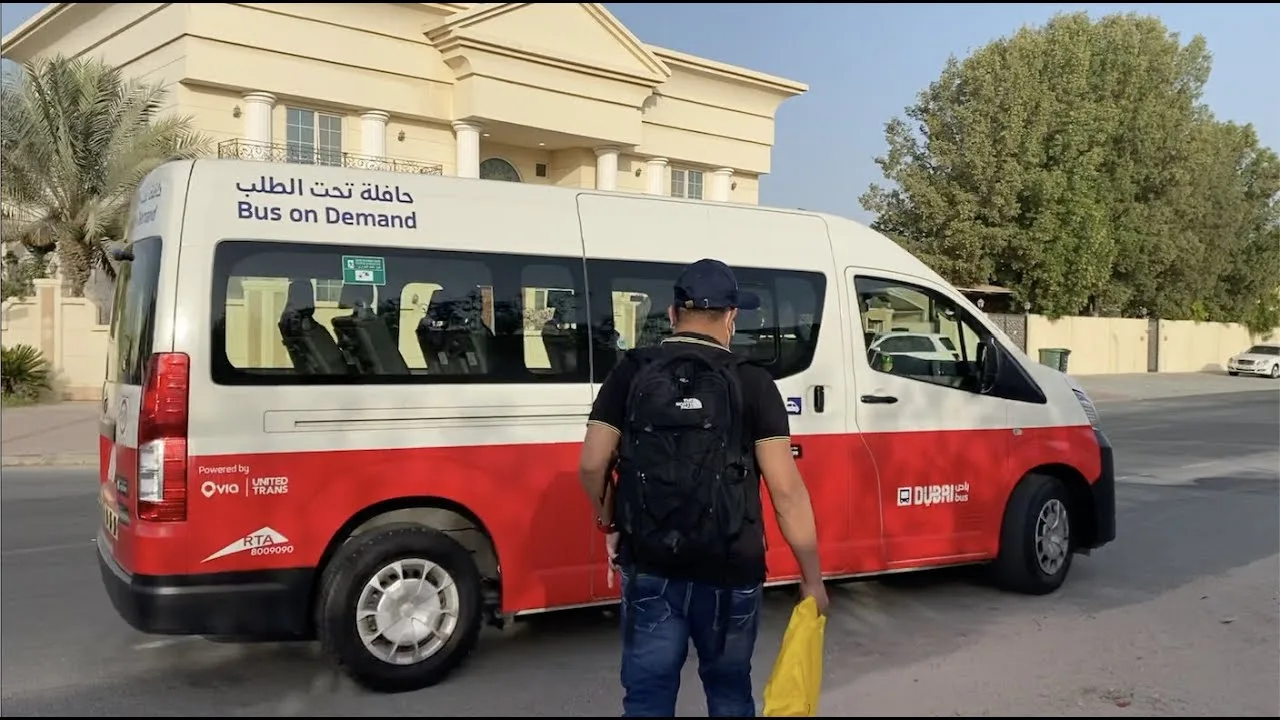 How to book Dubai Bus On Demand for Dh5 only?