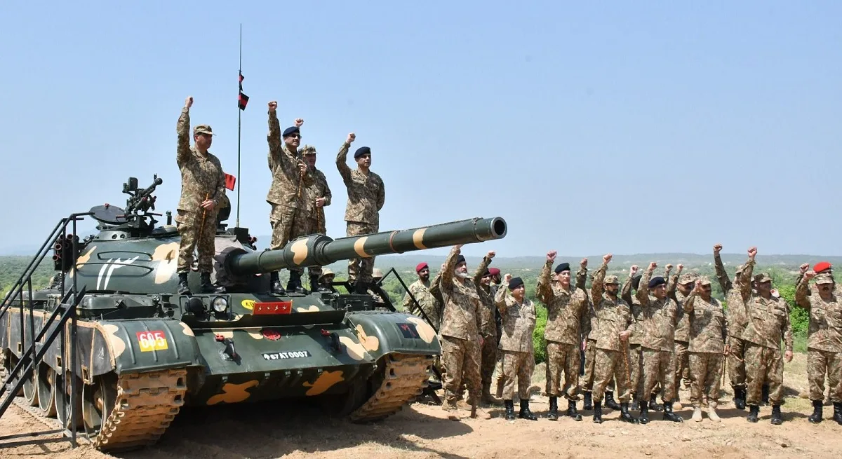 Army Chief visits Tilla Field Firing Ranges near Jhelum