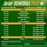 Asia Cup 2023 Schedule