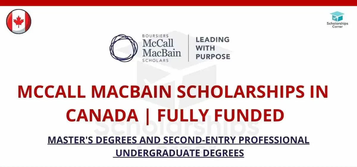 McCall MacBain Scholarships 2024