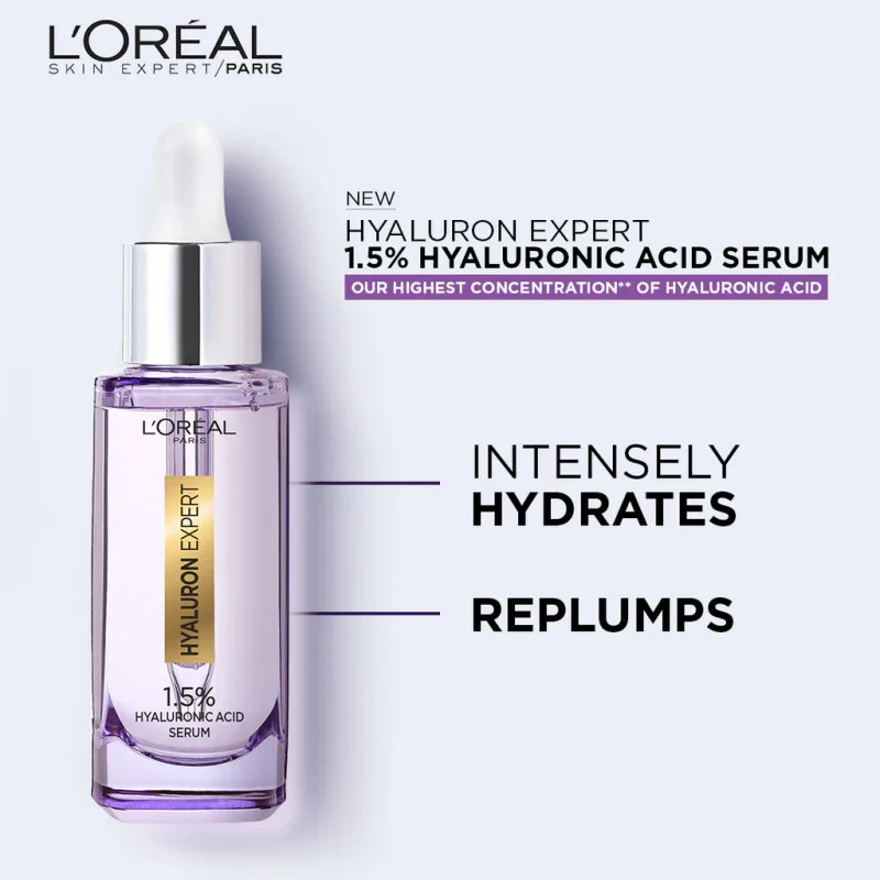 L'Oréal Paris Hyaluron Expert Replumping Face Wash with Hyaluronic Acid, 200ml