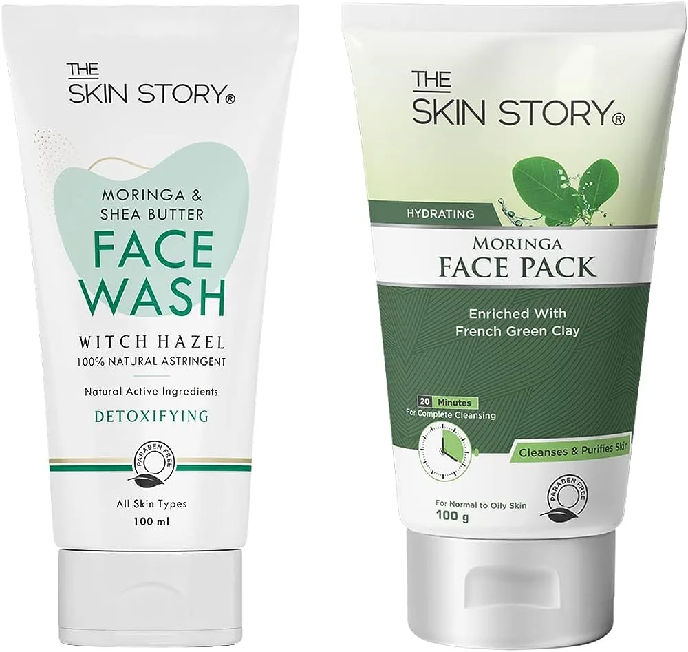 The skin story Moringa and Shea Butter face wash