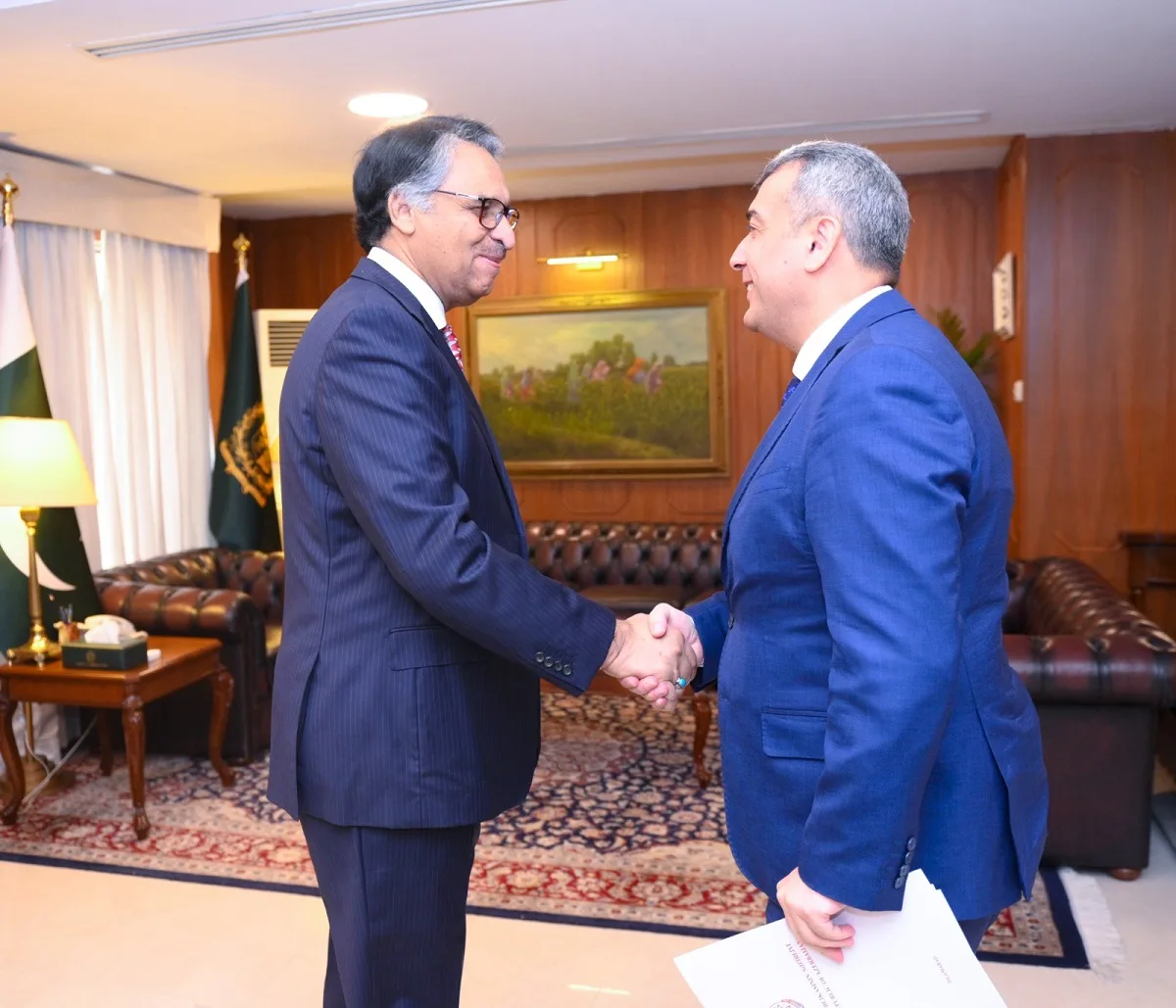 Azerbaijan envoy meets FM Jilani to discuss bilateral ties
