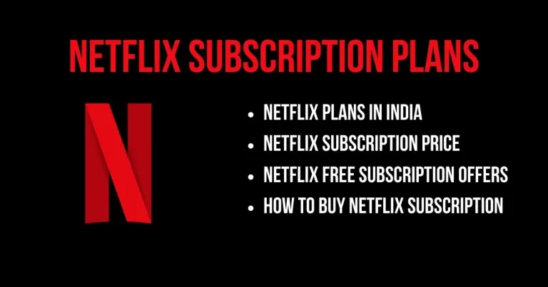 Netflix Packages India