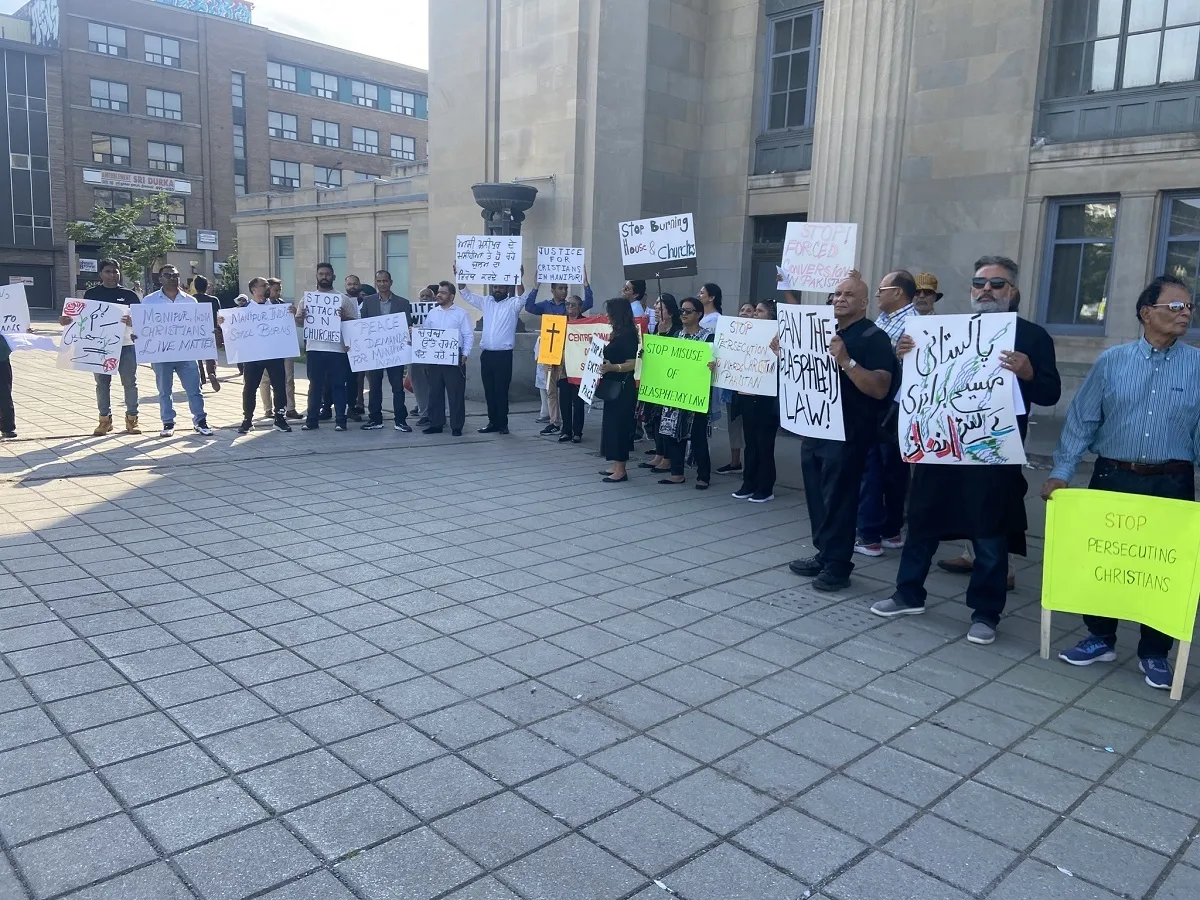 Solidarity vigil for Pakistani Christians in Montreal
