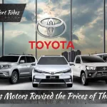 Toyota new price list